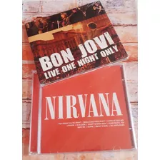 2 Cds Bon Jovi E Nirvana Novos E Lacrados!!!