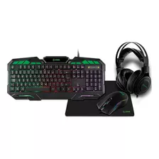 Kit Gamer Teclado + Mouse + Headset + Mousepad Xzone Gtc-02