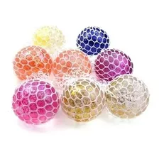 5 Mesh Ball Metalizada Pelota Antiestrés Fidget Toys Juguete