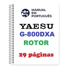 Guia Prático (manual) Como Usar Yaesu G800 Dxa (português)