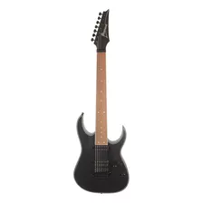 Guitarra Ibanez Rg7320ex-bkf Super Strat Black De 7 Cuerdas, Color Negro, Diapasón, Material Jatobá, Guía Manual Derecha