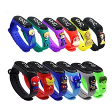 Reloj Pulsera Led Infantil De Dibujos Animados, 24 Piezas