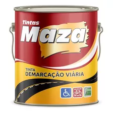 Tinta Para Sinalização Demarcação Viária Dnit 3.16 Maza 3,6l Acabamento Mate Cor Branco