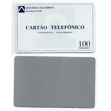 0030 Cartão Experimental - Logomarca Telebrás, Raro