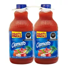 Jugo De Tomate Clamato Party Pack 2 Pzas De 2.54 L