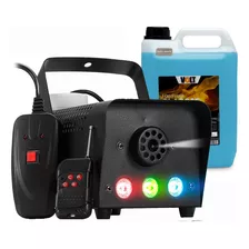 Maquina De Fumaça Dmx Briwax Bx-750 Leds Rgb Controles 700w