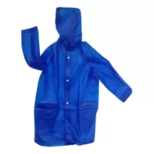 Poncho Con Capucha Talla M Juvenil Lluvia