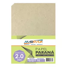 Papel Paraná Para Cartonagem Marpax 2,0mm 14x20,5cm 10un