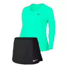 Conjuntos Dri Fit Unicolor Dama Nike