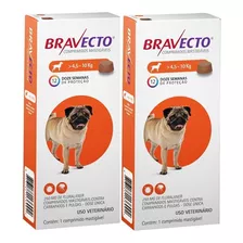 Bravecto Combo ( 2 ) Unid De 4,5 A 10kg