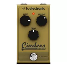 Pedal De Guitarra Tc Electronic Cinders Overdrive Cor Palha