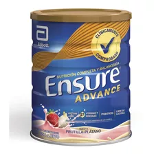 Ensure Advance Sabor Frutilla-platano Lata 850g