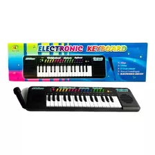 Teclado Infantil Musical Com Microfone 37 Musicas