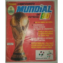 Álbum De Figurinhas Campeonato Mundial De Futebol 90 Ff
