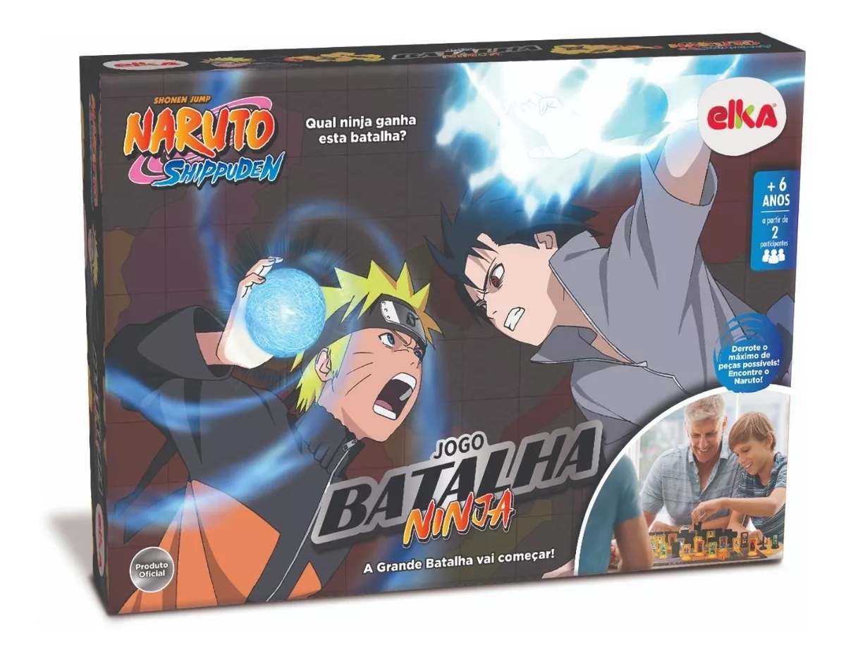Jogo De Tabuleiro Naruto Shippuden Batalha Ninja-elka
