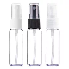 50 Frascos Pet 30 Ml Cilíndrico Válvula Spray Para Perfumes