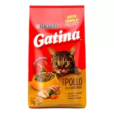 Alimento Gatina Para Gato Sabor Pollo En Bolsa De 9kg