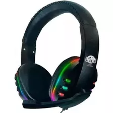 Diadema Gamer Rgb Con Micrófono Hd Luz Led Auriculares Juego