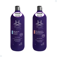 Kit Shampoo Pelos Claros + Cond. Pro Brilho E Desembaraço 1l