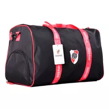 Bolso River Plate Deportivo Gimnasio Futbol Reforzado Grande