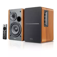 Parlantes 2.0 Edifier R1280dbs Control Bluetooth 5.0 Madera Color Marrón