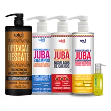 Kit Operação Resgate Creme Shampoo Condicionador Argan Widi