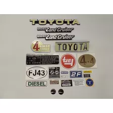 Toyota Land Cruiser Fj43 Emblemas Y Calcomanias 