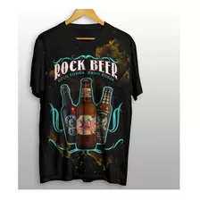 Camisetas Banda De Rock Rock Beer Ouã§o Todos, Bebo Todas