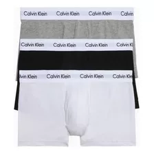 Bóxers Calvin Klein Cotton Trunk Pack De 3 Hombre Multicolor