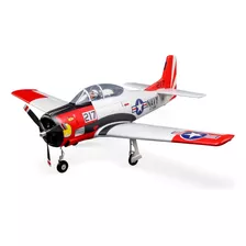 E-flite Rc Airplane T-28 Trojan 3.9 Ft Bnf Transmisor Basico