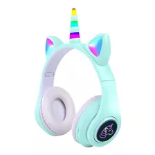 Auriculares Bluetooth Unicorn Luminous Cat Ear Stereo Wi