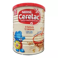 Cerelac Nestle 5 Cereales Con Leche, Original, 3 Unidades (p