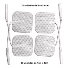 Eletrodo Adesivo P Massagem Tens Fes 4cm X 4cm 20 Unidades