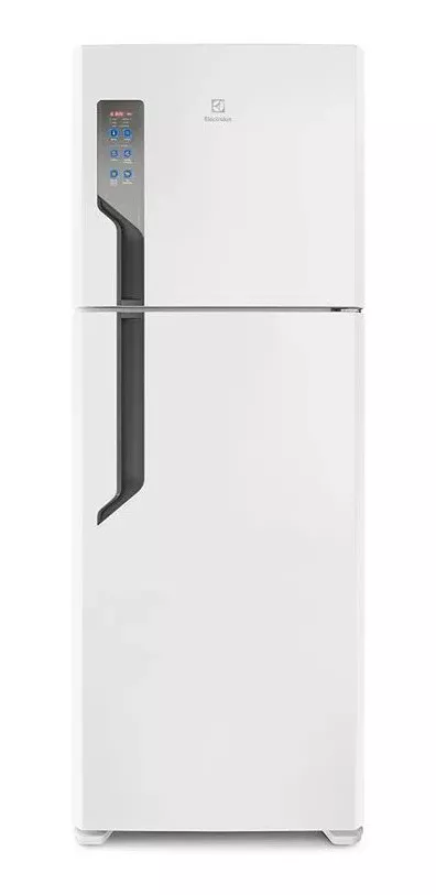 Geladeira Frost Free Electrolux Top Freezer Tf56 Branca Com Freezer 474l 127v