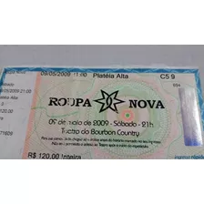 Ingresso Antigo Roupa Nova-show Porto Alegre