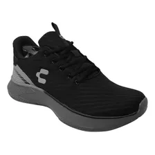 Tenis Deportivos Negro Zapatos Hombre Charly 1086729