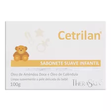 Sabonete Infantil Barra Suave Theraskin Cetrilan Caixa 100g