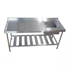 Pia Inox Cuba Direito 1800x600x900