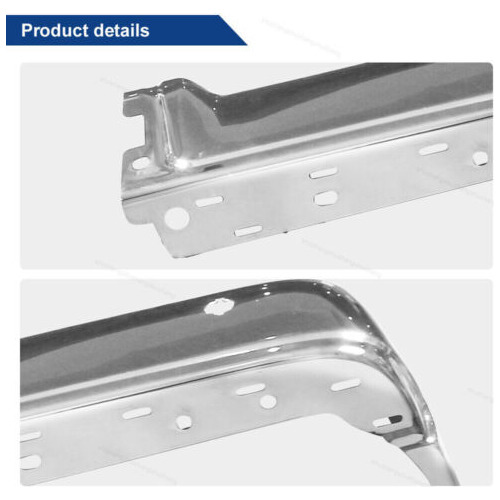 1pair Chrome Lh Rh Rear Bumper End Cap Fit For 2009-2014 Aad Foto 2