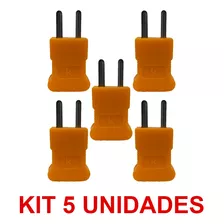 Kit 5 Unidades Conector Mini Tipo K Macho Para Termopar