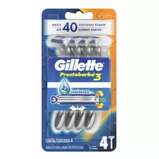Aparelho De Barbear Gillette Prestobarba 3 - 4 Unidades