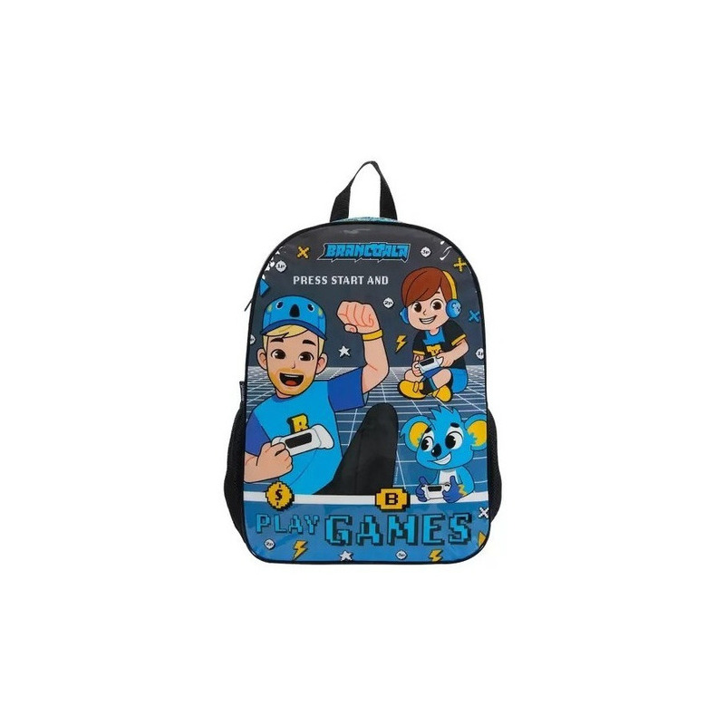 Kit Mochila de Rodinhas e Lancheira Dermiwill Brancoala Azul - Azul