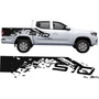 Calca Sticker Franjas Laterales Diseo Chevrolet S10