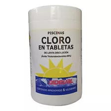 Pack 2. Cloro En Tabletas Multifuncional Piscinas 1 Kg