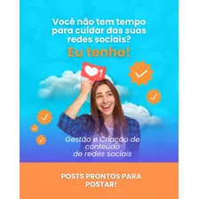 Gestão De Redes Sociais/ Posts Com Legendas