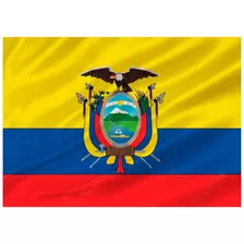 Bandera Ecuador 1.50x90cm Exterior Grande