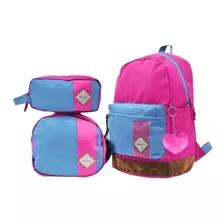 Combo Mochila + 2 Piezas. Delta Original. Mpuy