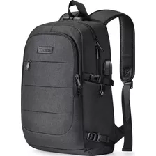 Mochila Antirrobo Negra De 17.3 Inch Con Puerto De Carga Usb