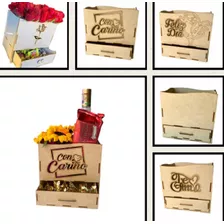 Caja Decorativa Rosas, Regalo, Cumpleaños, Sorpresa 15x20