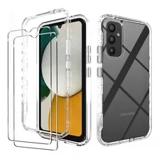 Funda Case Uso Rudo Bicolor Transparente For Samsung+2 Micas